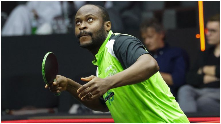 Nigerian Table Tennis legend Aruna Quadri.