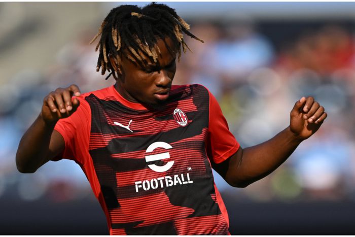 Nigeria's Samuel Chuwkwueze before he unleashed mayhem on Man City.