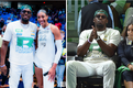 Usain Bolt and partner Kasi Bennett pull up for Dallas Wings vs Aces WNBA game to resounding ovation