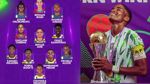 Super Falcons: Ajibade leads Alozie, Okoronkwo, and Nnadozie in WAFCON Best XI