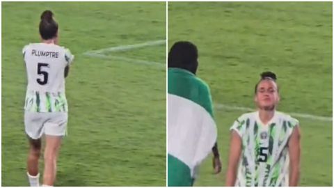 Real reason behind Ashleigh Plumptre's emotional tears after winning WAFCON gold with Super Falcons