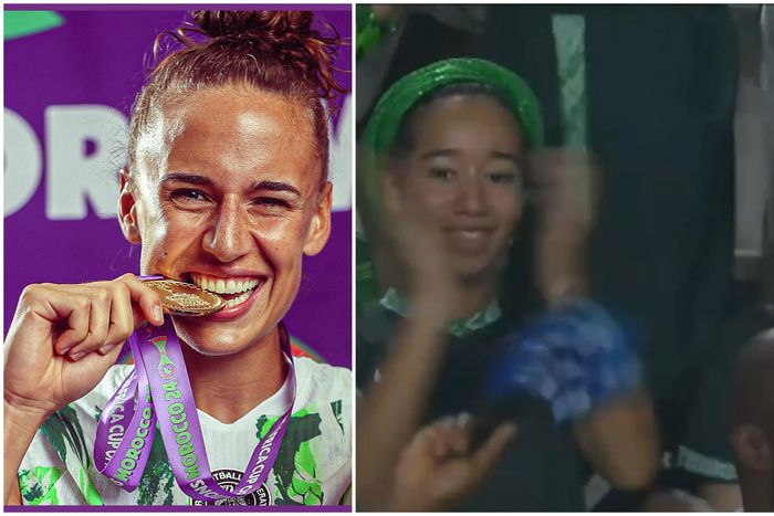 Super Falcons star Plumptre addresses family misinformation at WAFCON 2024 final.