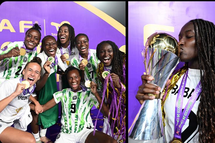 Dripping with gold - FIFA celebrates Super Falcons after historic win