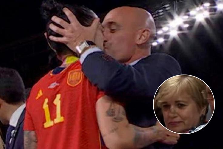 Spanish FA boss' mother goes on hunger strike, locks herself in a church in support of son after kissing scandal