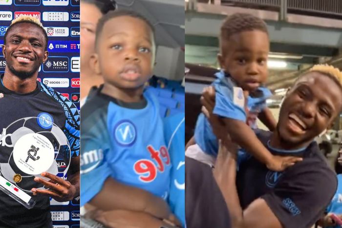 Tobenna Uchendu is known as Project Mbappe based on his social media portrayal and now has teamed up with Victor Osimhen. Image Credit - Rising Ballers.