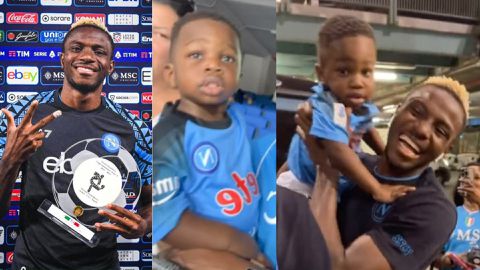 Osimhen and Tobenna Uchendu: Project Mbappe meets Super Eagles star at Napoli