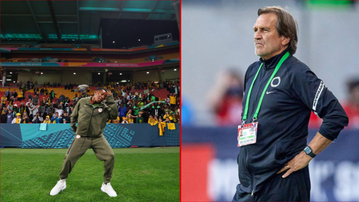 Super Falcons: Coach Randy Waldrum gushes over Deborah Abiodun's first goal