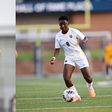 Deborah Abiodun has been adapting to the team and eventually scored her first goal for the Pittsburgh Panthers. Image Credit - Twitter/Deborah Abiodun