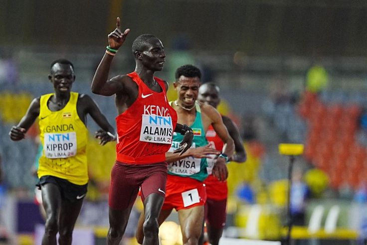 Andrew Alamisi wins men's 5,000m gold for Kenya at 2024 World U20 Championships
