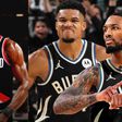 Damian Lillard joins the Milwaukee Bucks with Giannis Antetokounmpo. Image Credit - X/ESPN-TrailBlazers