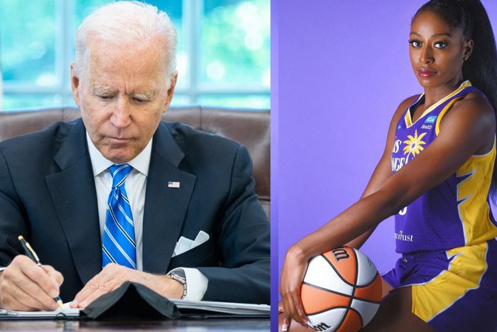 Ogwumike will be a part of a new presidential advisory group, according to the announcement from US President Joe Biden. Image Credit - Instagram/ Chiney - Biden