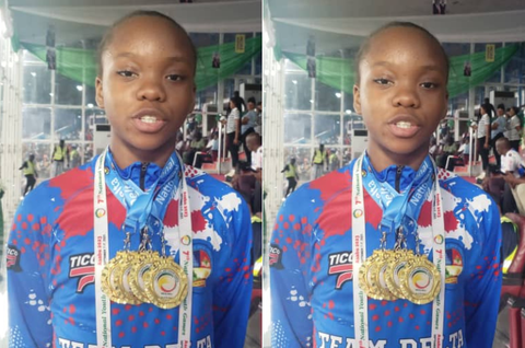 Stephanie Ogechukwu: Winner of 4 gold medals, begs Delta State govt for sponsorship