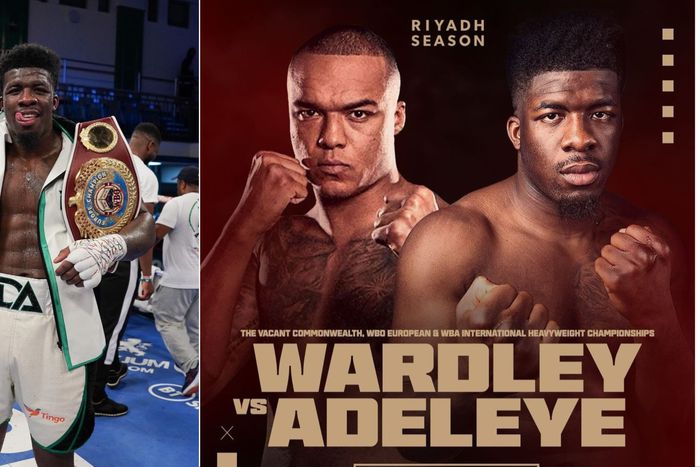 Nigerian-born David Adeleye boxer returns against Wardley on Tyson Fury vs Francis Ngannou undercard - Image Credit - Instagram/David Adeleye