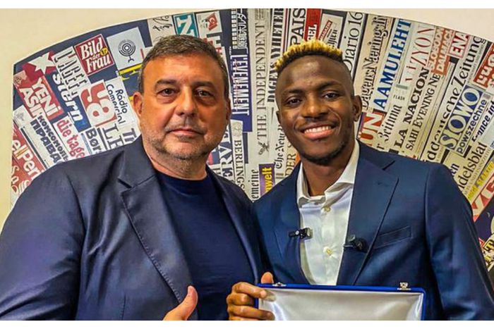 Osimhen’s agent happy with strikers good start