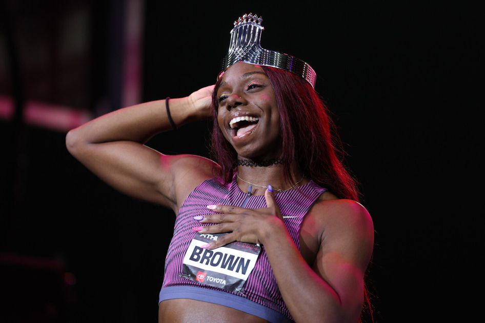 ATHLOS highest earner Brittany Brown takes on Diamond League organisers