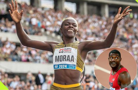 Justin Gatlin on why Mary Moraa should hold her head high despite falling a little short at Athlos Women's-only event