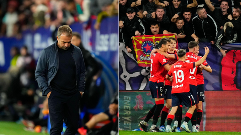 Bayern Munich star helps Osasuna destroy Barcelona, handing Hansi Flick first LALIGA defeat