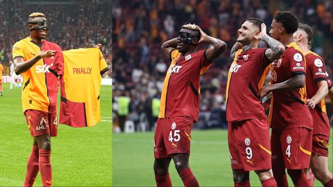 'Victor Osimhen injury not serious' - Reactions as Super Eagles star scores brace for Galatasaray against Kasimpasa