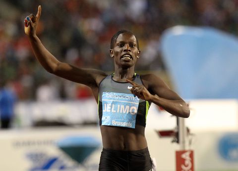 Pamela Jelimo at the Memorial Ivo Van Damme Diamond League .