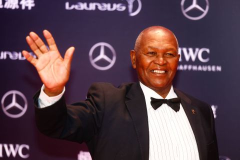 Kenya marathon legend Kipchoge Keino.