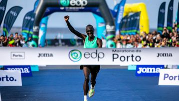 Why the prize money of the 2022 Porto Marathon is yet to be awarded to 'winner' James Mwangi