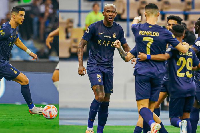 Ronaldo outshines Onyekuru: Al Nassr's victory against Al Fayha brings them back to the top of the rankings, behind leader Al-Hilal by just four points. X/Al Nassr