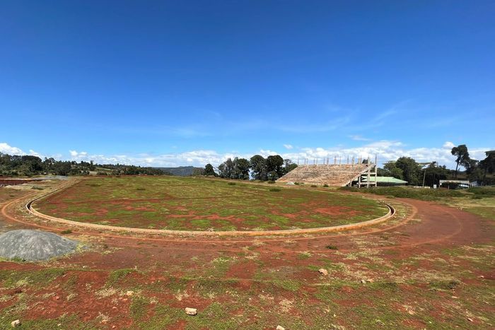 Kamariny Stadium in Elgeyo Marakwet county.