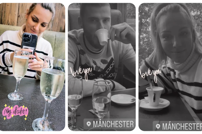 De Gea goes on a date with his wife