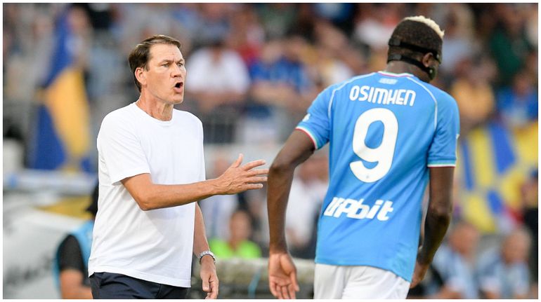 Napoli head coach Rudi Garcia and star striker Victor Osimhen had an altercation this season.