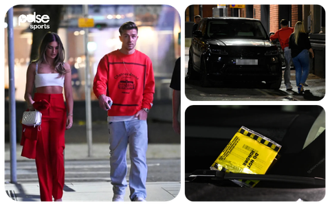 Jack Grealish receives parking ticket while on dinner date with girlfriend Sasha