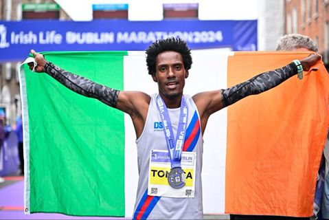 'This is the one country that saved my life' - Record breaking Irishman emotional after Dublin Marathon heroics