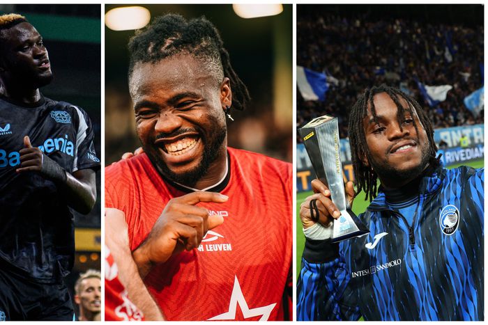 Naija Stars Abroad featuring Ademola Lookman, Victor Boniface and unknown Ikwuemesi.