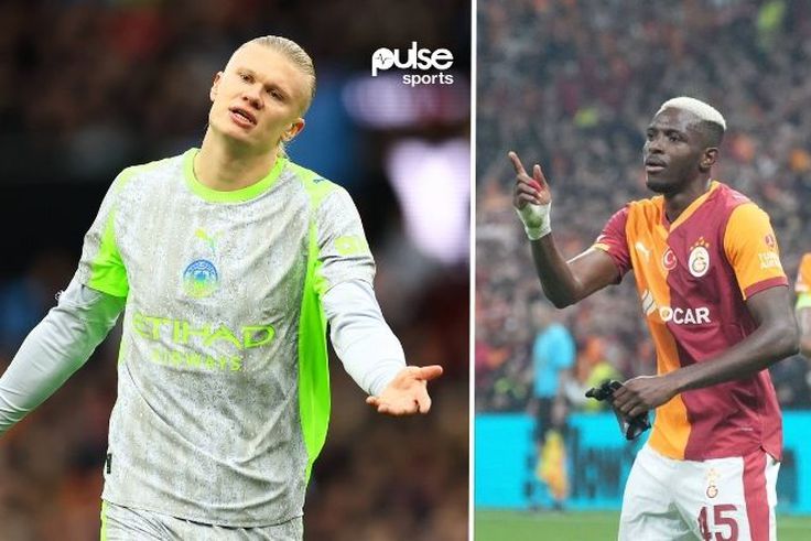 Erling Haaland vs Victor Osimhen || Image credit: Imago