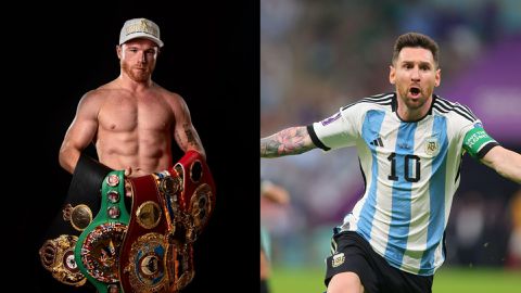 Aguero defends Messi after threat from Canelo