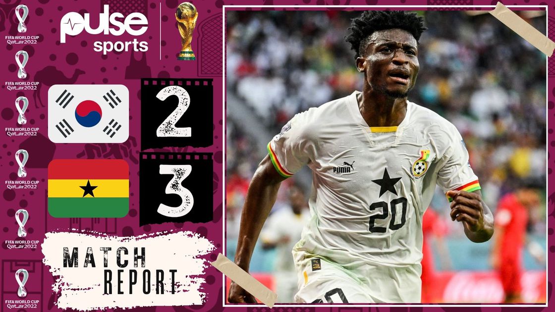 MOHAMMED KUDUS' DOUBLE HELPS GHANA TO A HEROIC 3-2 WIN VS. SOUTH KOREA 