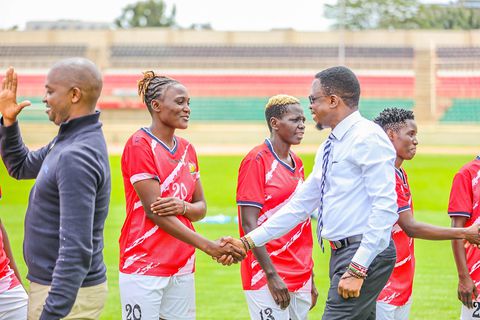 Namwamba aids Harambee Starlets AWCON quest by facilitating relsease of midfielder from KDF training