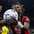 AC Milan’s Samuel Chukwueze cuts a frustrated figure earlier this season.