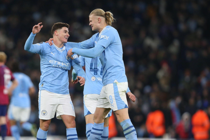Man City come from behind to beat Leipzig || Image credit: Imago