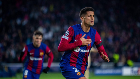Joao inspired Barcelona qualify for UCL knockout stage for first time in 3 seasons
