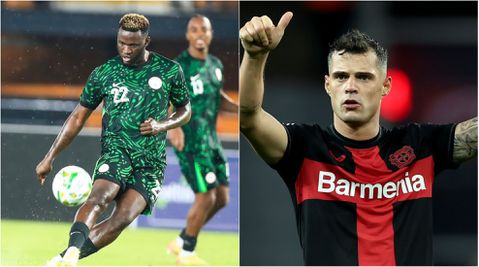 'Stay calm' — Granit Xhaka backs Leverkusen teammate Boniface to shine for Super Eagles