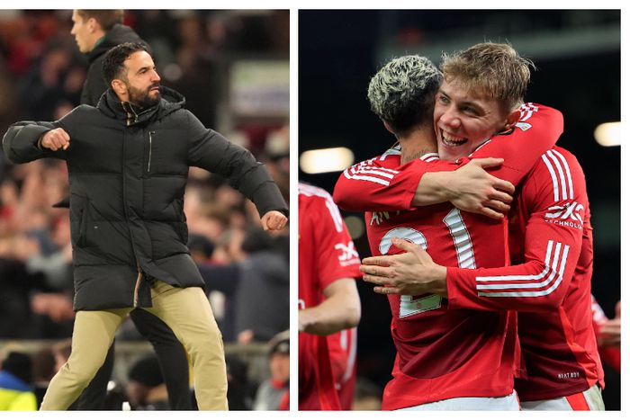 Amorim claims first win as new Man United boss