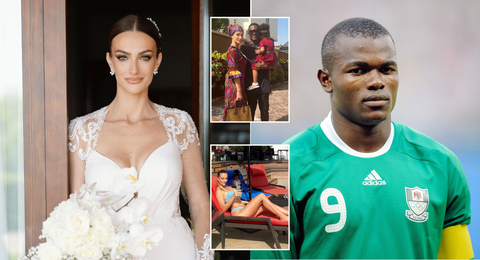 'E dey sweet me o' - Obinna Nsofor's Serbian wife confesses after storming Nigeria for Christmas holiday