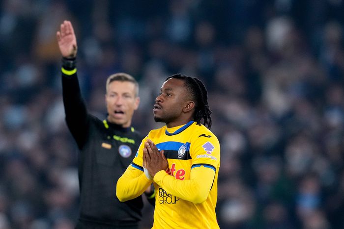 Lookman in action for Atalanta