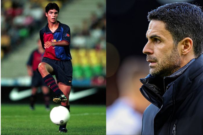 Mikel Arteta confirms he will not be leaving Arsenal for Barcelona.  || Photo Credit: Imago/Rex