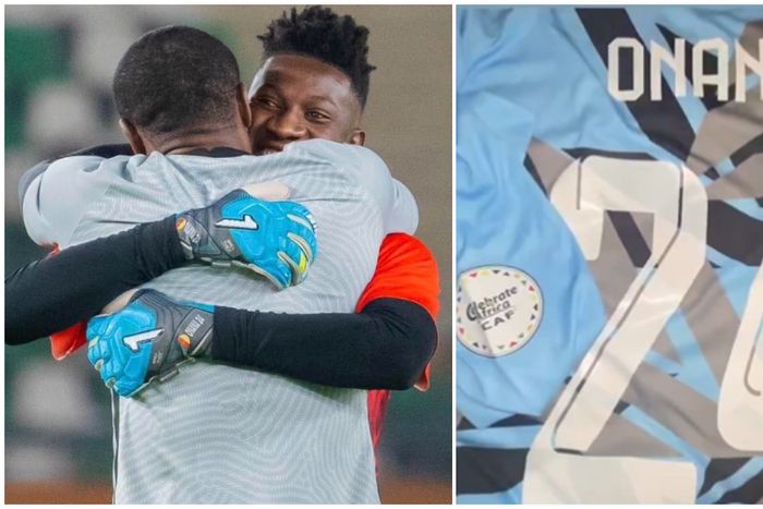 Stanley Nwabali and Andre Onana in Ivory Coast.