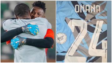 I no wan see you for that goalpost - Nigerians slam Super Eagles' Nwabali for taking Onana's kit