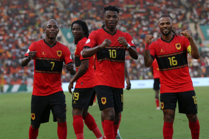 Angola players celebrating || Image credit: Imago