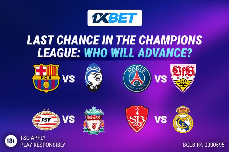 Make a prediction for the decisive matches of the UCL league phase last round!