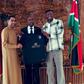 Hussein Mohammed,  Michael Olunga visit Qatari embassy ahead of potential ground breaking move for Kenyan football