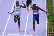 Letsile Tebogo on the moment he almost shocked Rai Benjamin during epic 4 x 400m Paris Olympic final